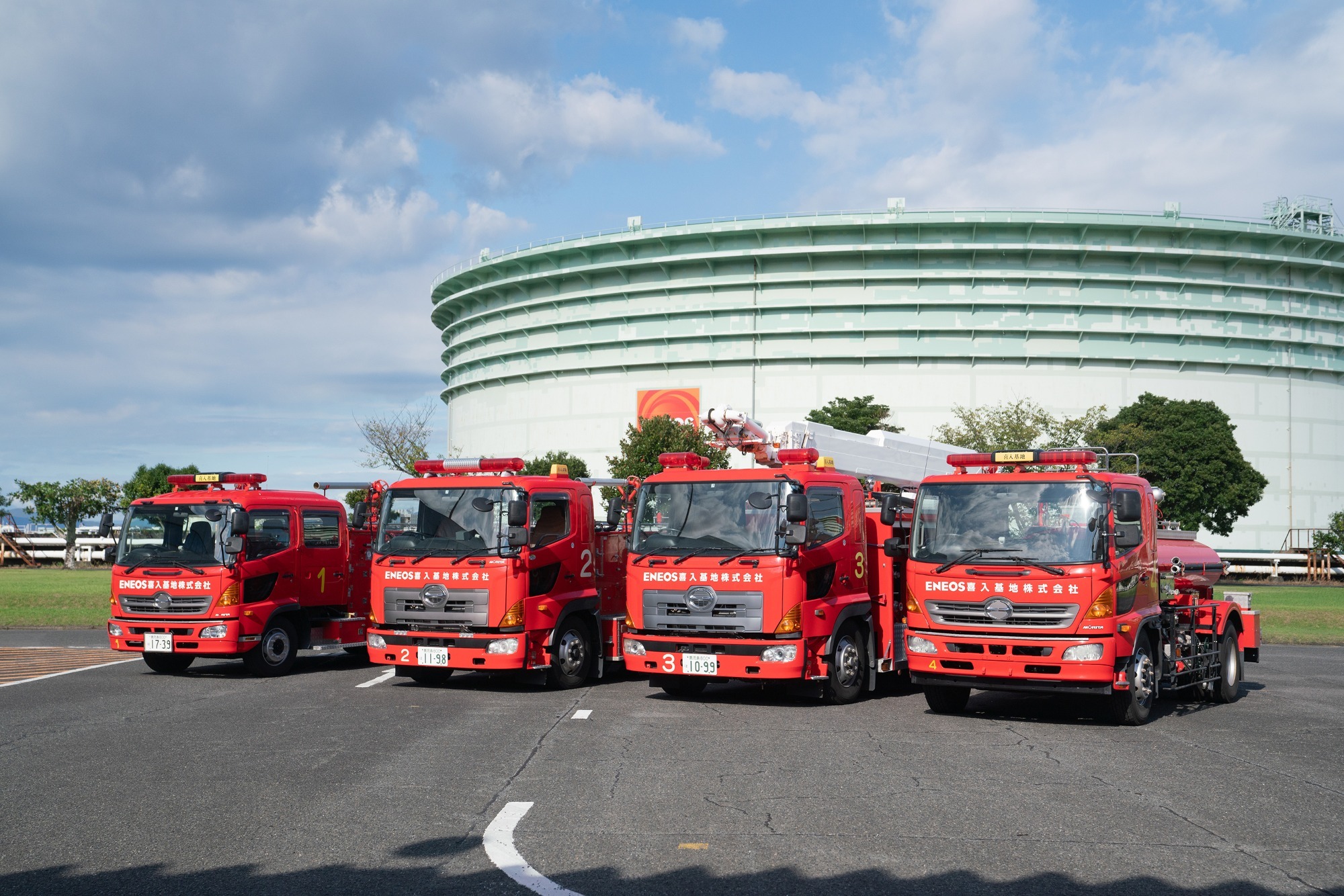 写真：消防車